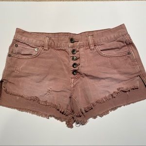 Free People Jean Shorts Size 25